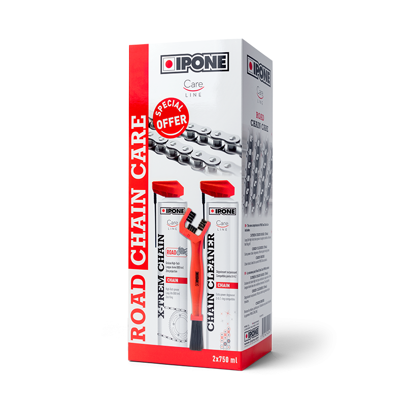 Kit complet intretinere lant motorcycle IPONE - ROAD CHAIN PACK